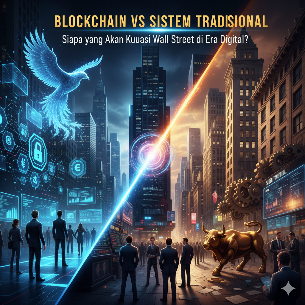 Blockchain vs Sistem Tradisional: Siapa yang Akan Kuasai Wall Street di Era Digital?